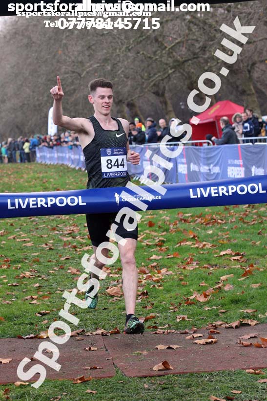 Mens junior British Athletics Liverpool Cross Challenge, Sefton Park, Liverpool. Photo:  David T. Hewitson/Sports for All Pics